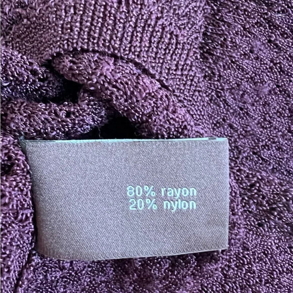 Sophie Theallet for The Limited Women Red Wine Long Sleeves Buttoned Cardigan XL - Picture 6 of 7